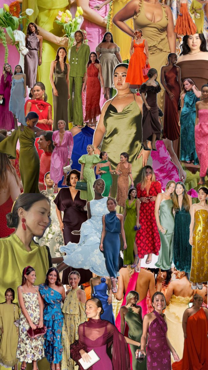 Women's fashion inspiration - rich satins and jewel tones